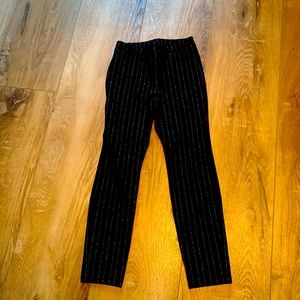 Black Striped Legging